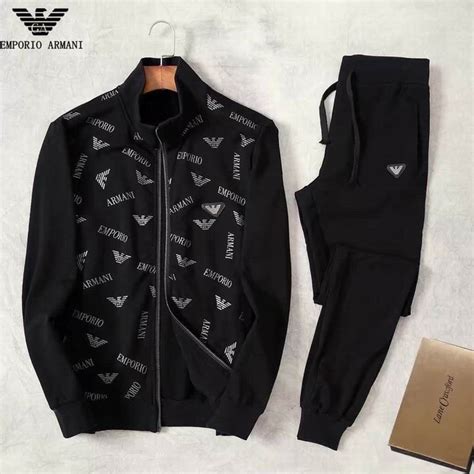 armani replica tracksuit|emporio Armani tracksuit price.